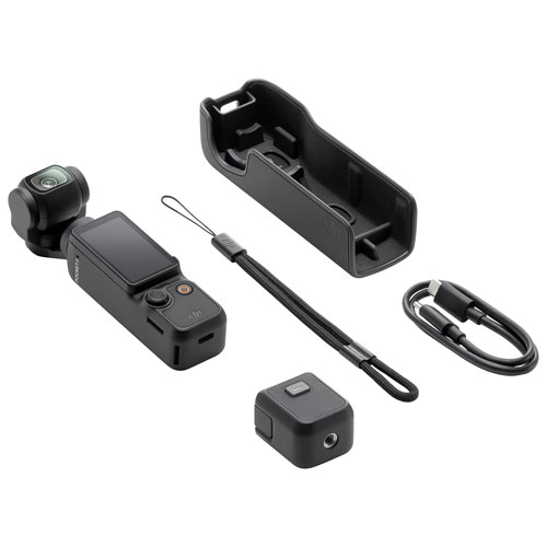 DJI Osmo Pocket 3 3-Axis Stabilized 4K Handheld Camera with Rotatable touchscreen - Black - Image 3