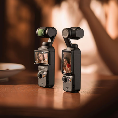 DJI Osmo Pocket 3 3-Axis Stabilized 4K Handheld Camera with Rotatable touchscreen - Black - Image 4