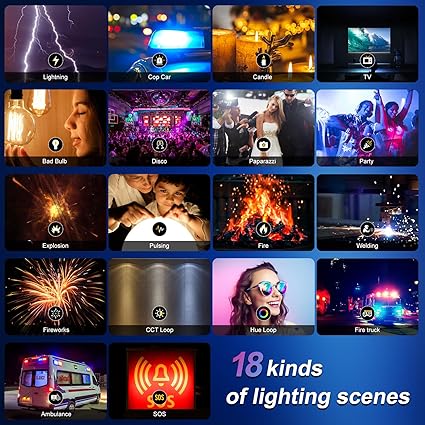GVM 800D RGB Led Video Light, 2PCS Video Lighting Kit with APP Control, 40W Photography Lighting Led Panel Light with 18 Kinds of The Scene Lights for Studio YouTube, 3200K-5600K, CRI 97+ - Image 6