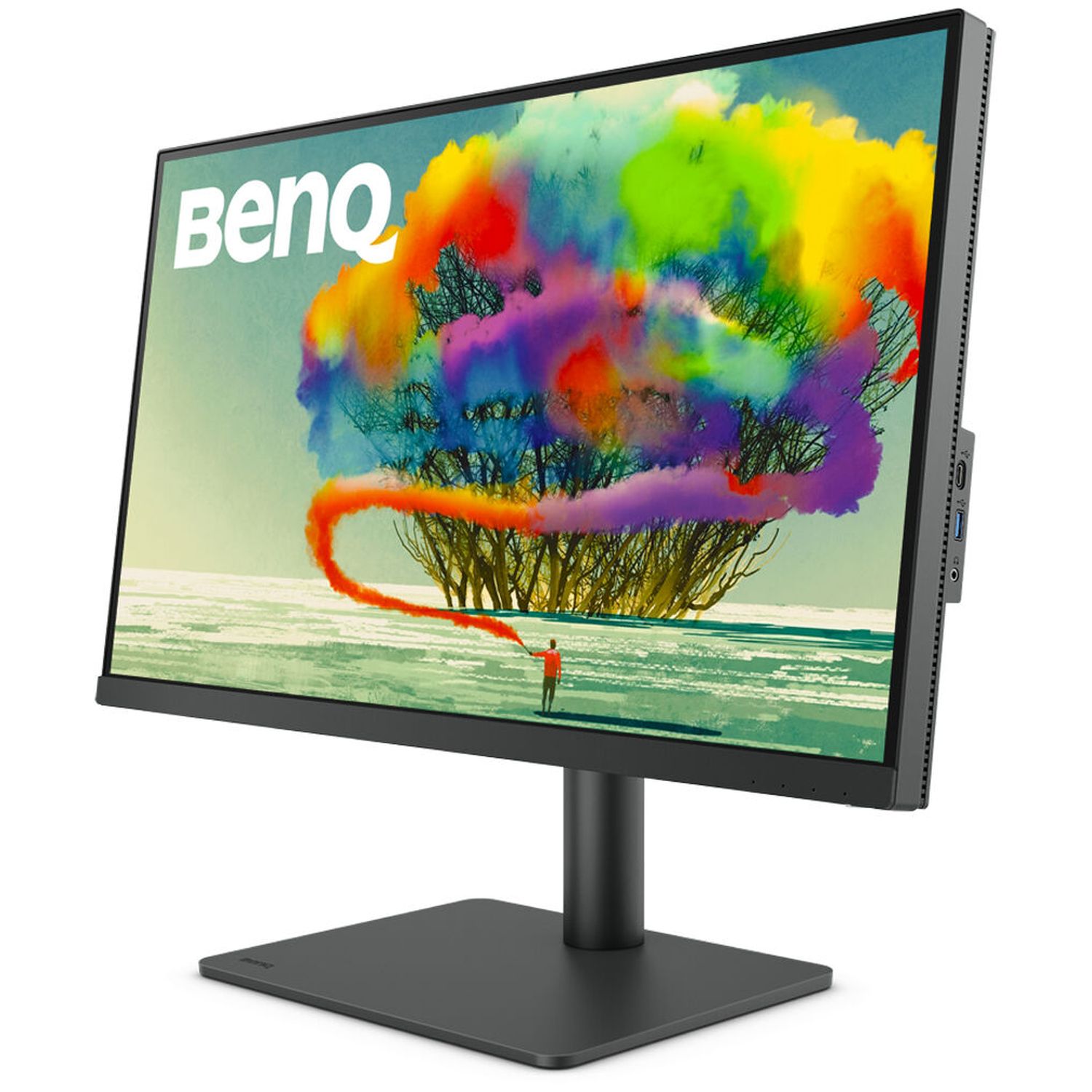 BenQ PD2705U 27" 4K UHD IPS USB-C Calibrated LCD Monitor for Designer - 16:9 - Gray - 27" Viewable - In-plane Switching (IPS) Technology - LED Backlight - 3840 x 2160 - 1.07 Billion Colors - FreeSync - 350 Nit - 5 ms - Speakers - HDMI - DisplayPort - USB Hub - Image 6