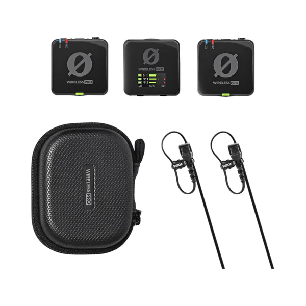 RODE Wireless PRO 2-Person Clip-On Wireless Microphone System/Recorder with Lavaliers (2.4 GHz)